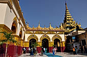 Mahamuni Paya against blue sky in Mandalay, Myanmar 